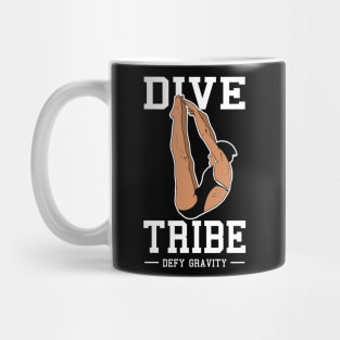 Girls Diving Dive Tribe Springboard Platform Diver Mug